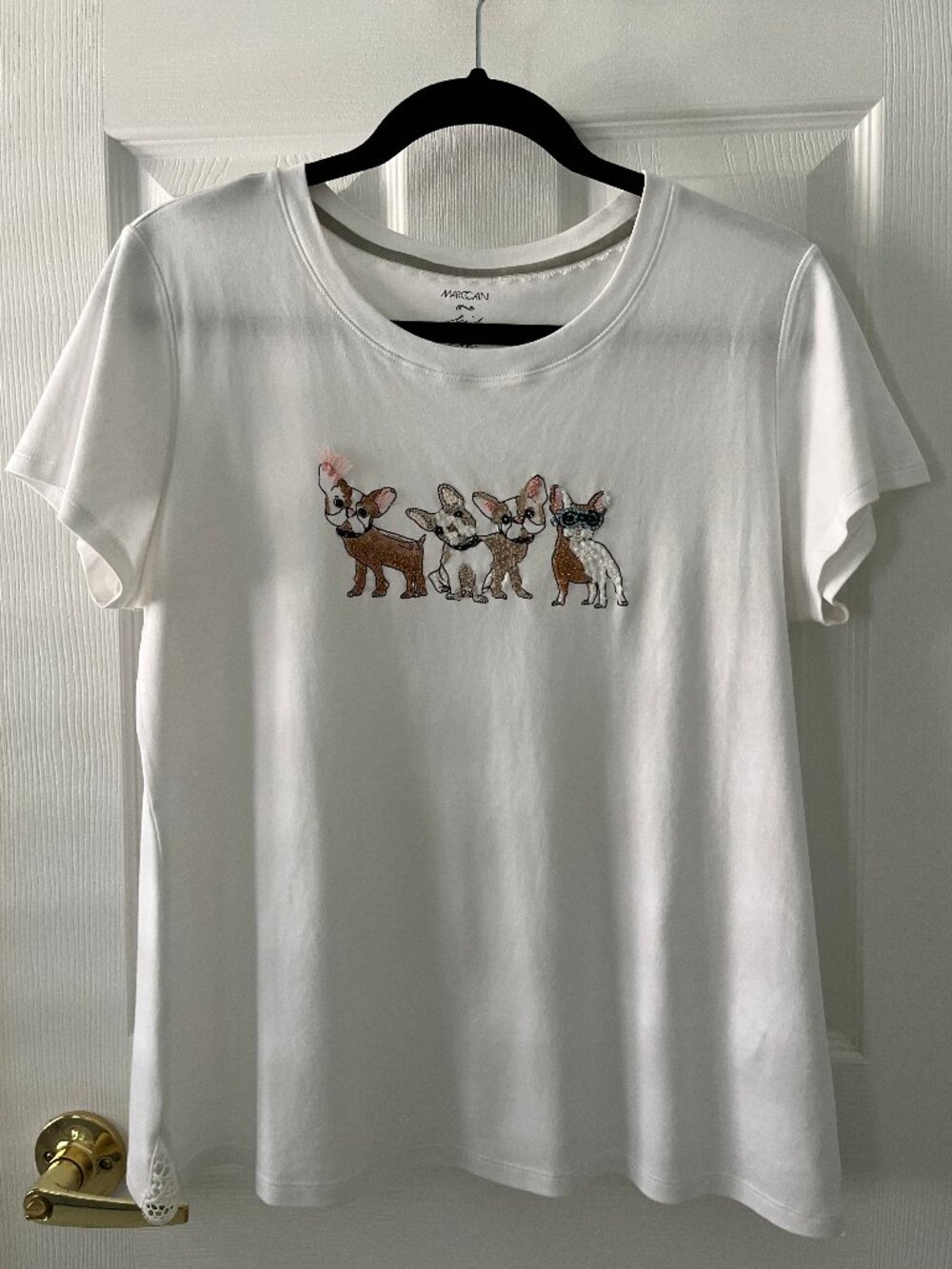 Marc Cain French Bulldogs T-shirt - Size N4 - Authentic